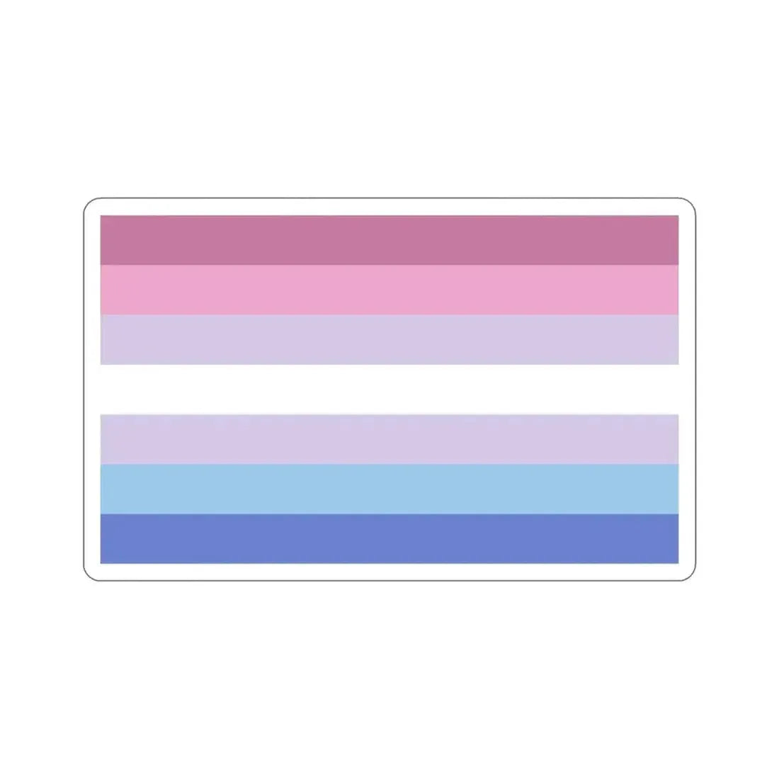 Bigender Pride Flag STICKER Vinyl Die-Cut Decal - The Sticker Space