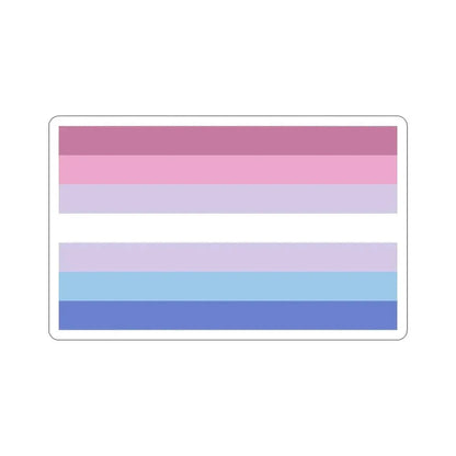 Bigender Pride Flag STICKER Vinyl Die-Cut Decal - The Sticker Space