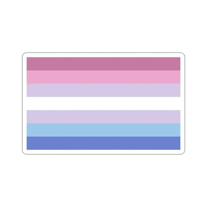 Bigender Pride Flag STICKER Vinyl Die-Cut Decal - The Sticker Space