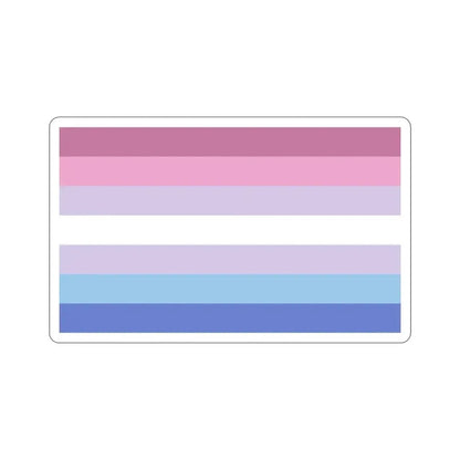 Bigender Pride Flag STICKER Vinyl Die-Cut Decal - The Sticker Space