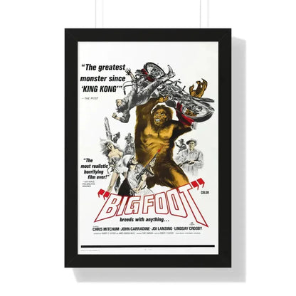 BIGFOOT 1970 - Framed Movie Poster 16″ x 24″ Black - The Sticker Space