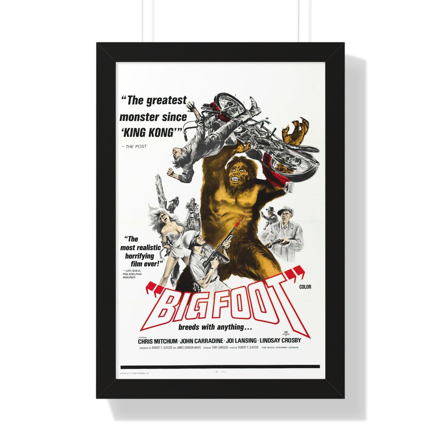 BIGFOOT 1970 - Framed Movie Poster-16″ x 24″-The Sticker Space