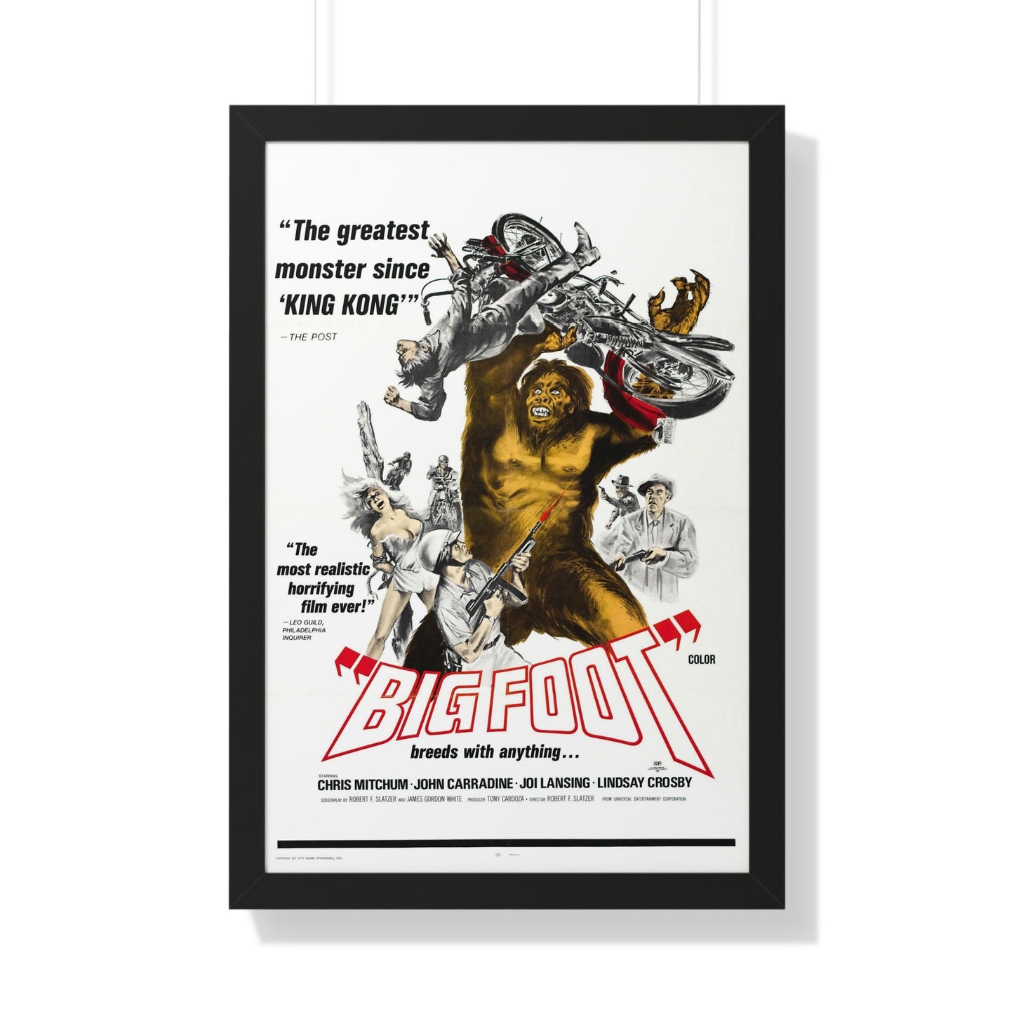 BIGFOOT 1970 - Framed Movie Poster-20" x 30"-The Sticker Space