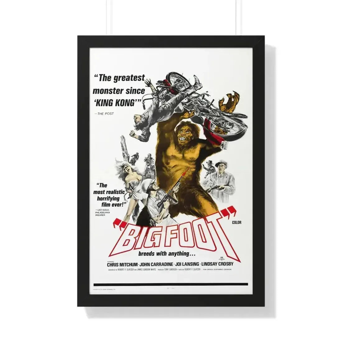BIGFOOT 1970 - Framed Movie Poster - The Sticker Space