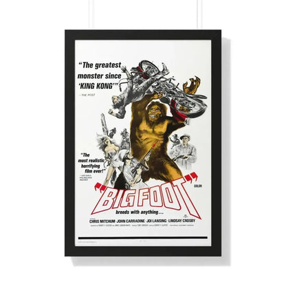 BIGFOOT 1970 - Framed Movie Poster - The Sticker Space