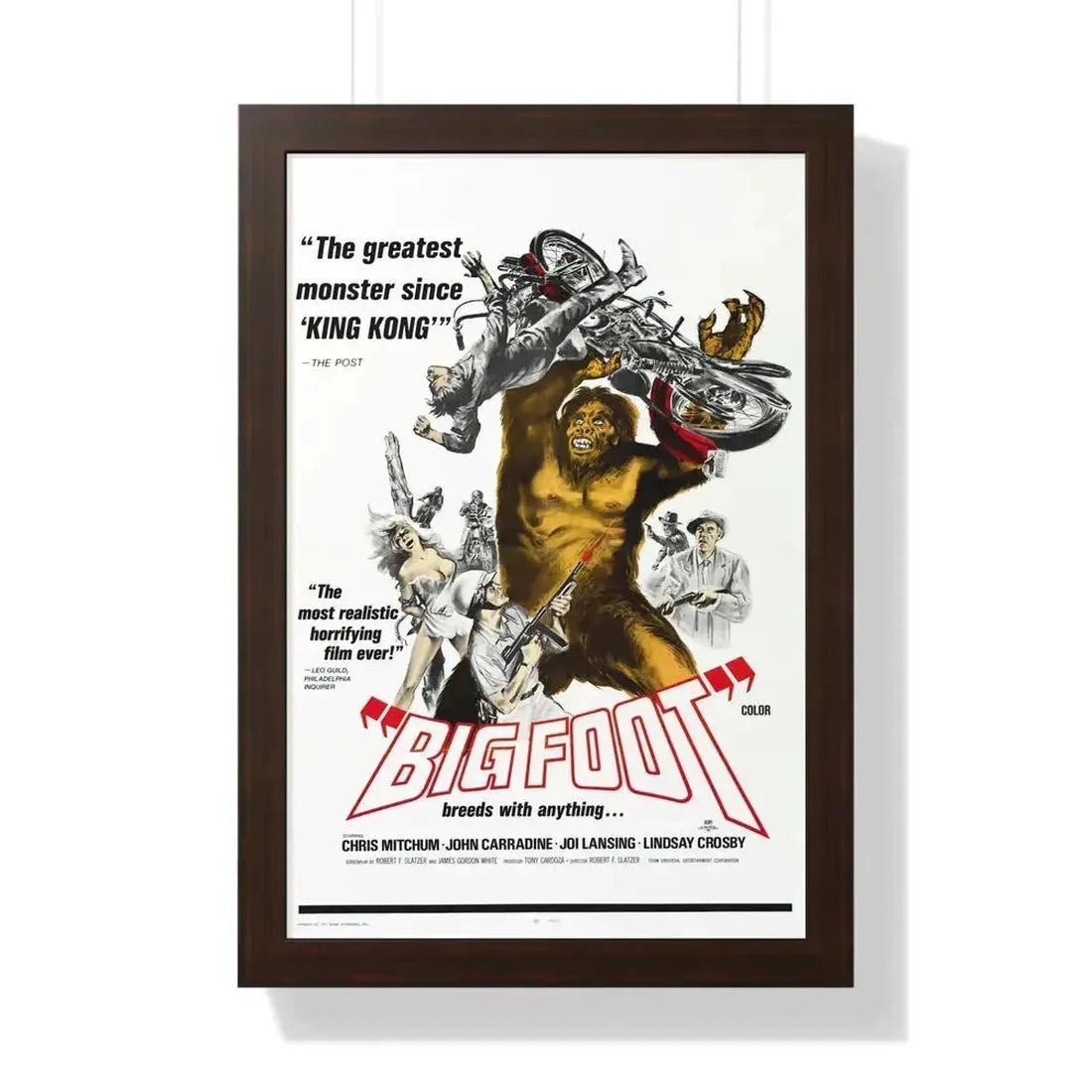 BIGFOOT 1970 - Framed Movie Poster - The Sticker Space