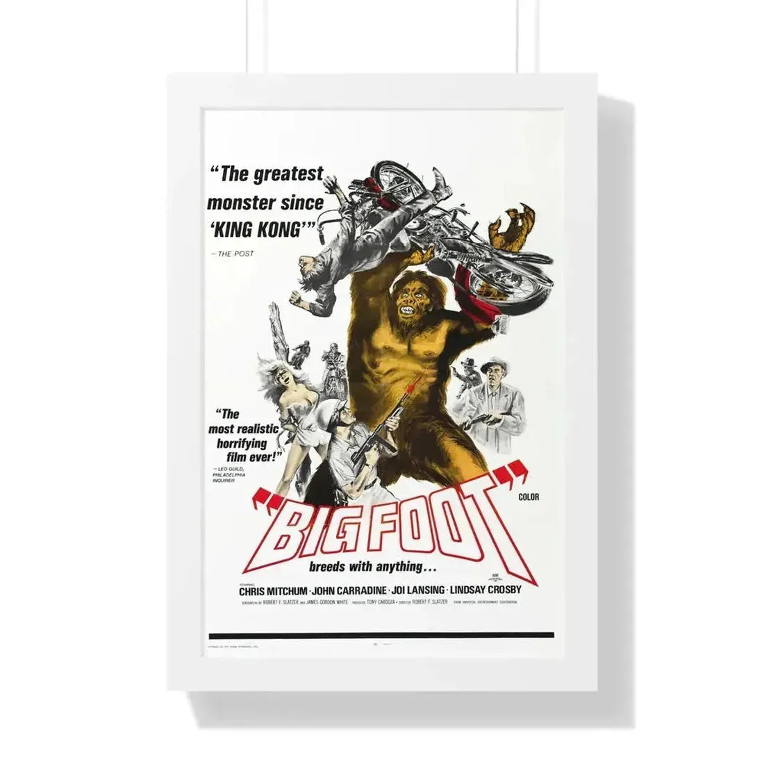 BIGFOOT 1970 - Framed Movie Poster - The Sticker Space