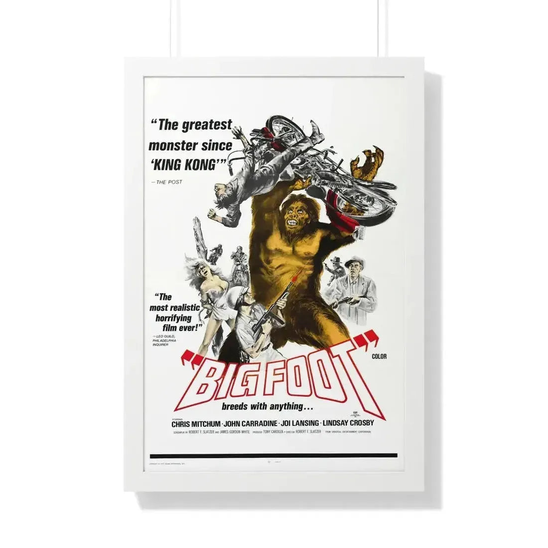 BIGFOOT 1970 - Framed Movie Poster - The Sticker Space