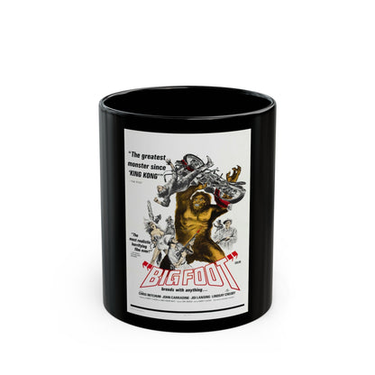 BIGFOOT 1970 Movie Poster - Black Coffee Mug-11oz-The Sticker Space