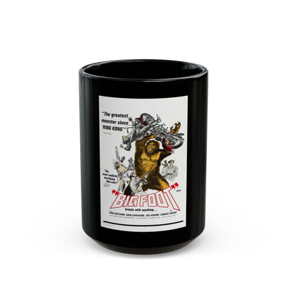 BIGFOOT 1970 Movie Poster - Black Coffee Mug-15oz-The Sticker Space