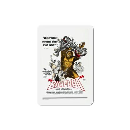 Bigfoot 1970 Movie Poster Refrigerator Magnet 3 Inch - The Sticker Space