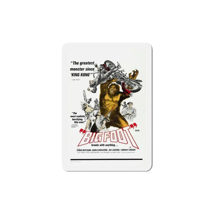 Bigfoot 1970 Movie Poster Refrigerator Magnet 4 Inch - The Sticker Space