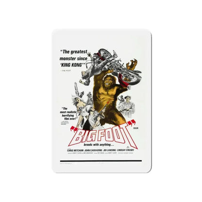 BIGFOOT 1970 Movie Poster - Refrigerator Magnet 5 Inch - The Sticker Space