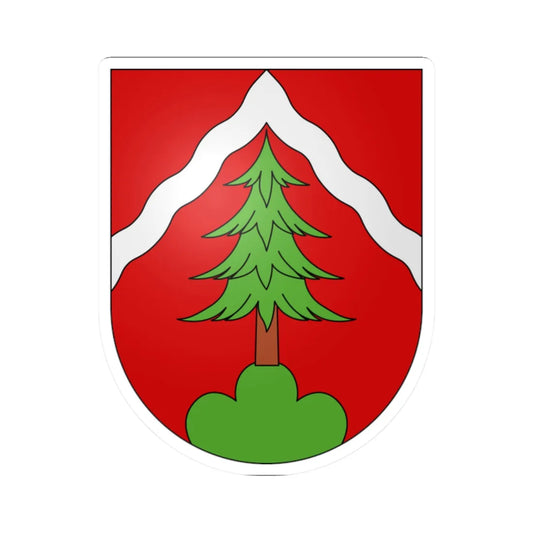 Bignasco-coat of arms (Switzerland) (Coat of Arms) STICKER Vinyl Kiss-Cut Decal 2 Inch White - The Sticker Space