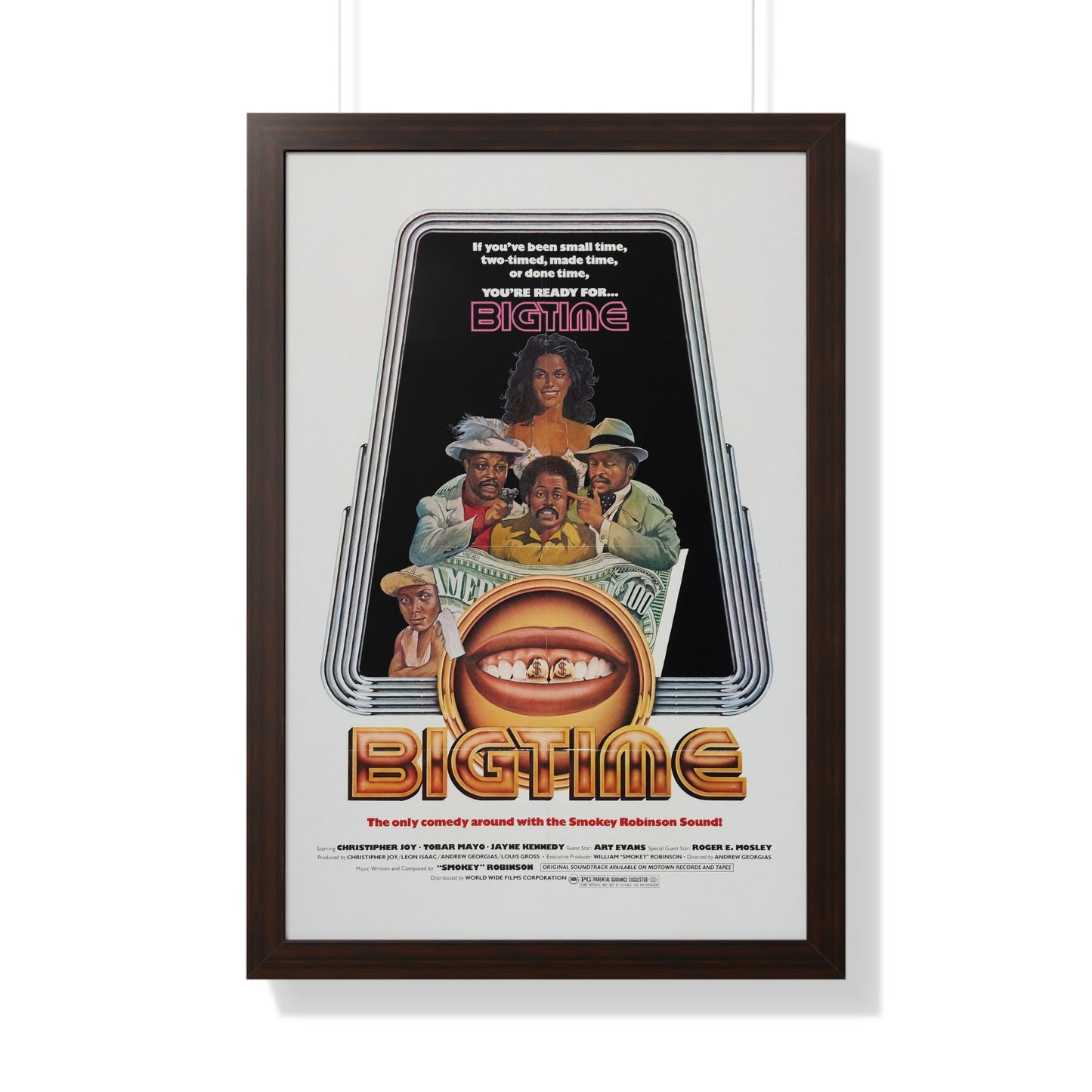 BIGTIME 1977 - Framed Movie Poster-20" x 30"-The Sticker Space