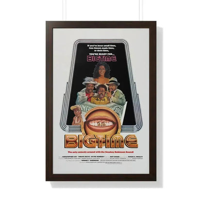 BIGTIME 1977 - Framed Movie Poster 20" x 30" Walnut - The Sticker Space