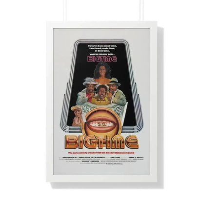 BIGTIME 1977 - Framed Movie Poster 20" x 30" White - The Sticker Space