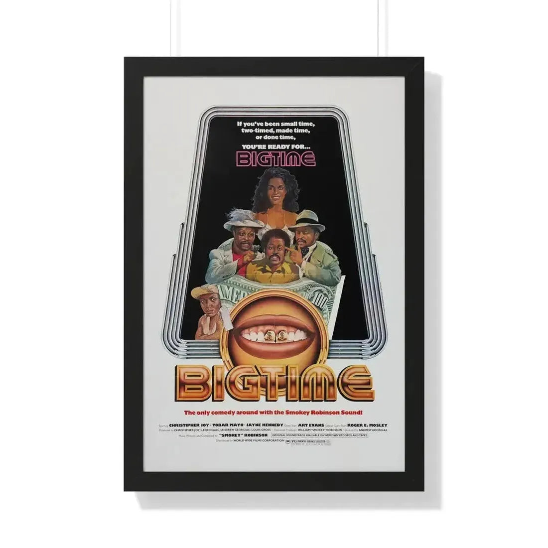 BIGTIME 1977 - Framed Movie Poster - The Sticker Space