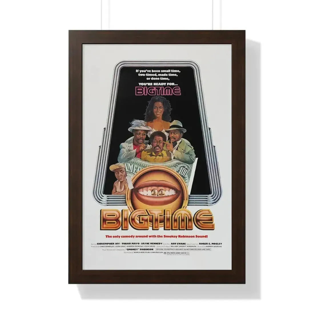 BIGTIME 1977 - Framed Movie Poster - The Sticker Space