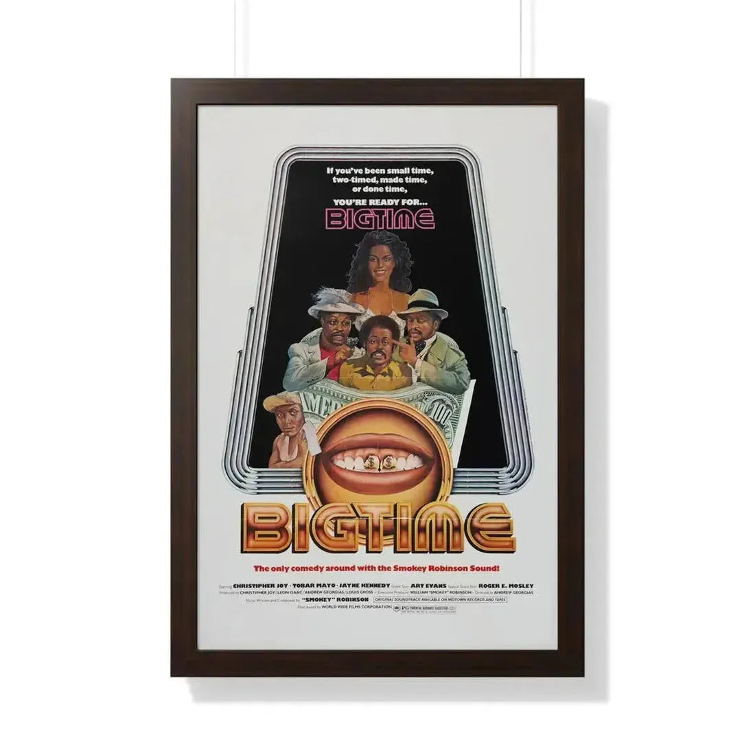 BIGTIME 1977 - Framed Movie Poster - The Sticker Space