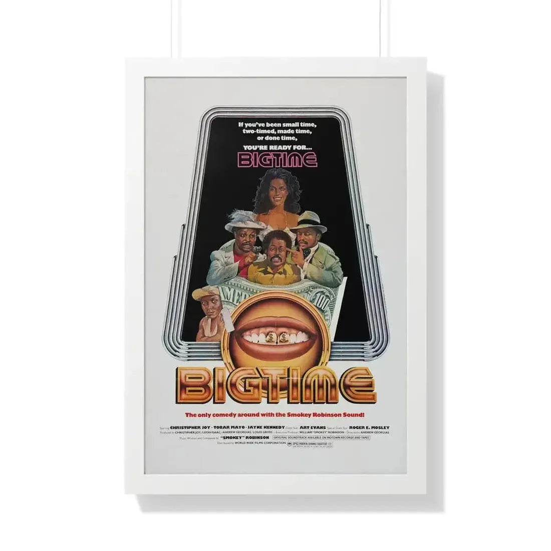 BIGTIME 1977 - Framed Movie Poster - The Sticker Space