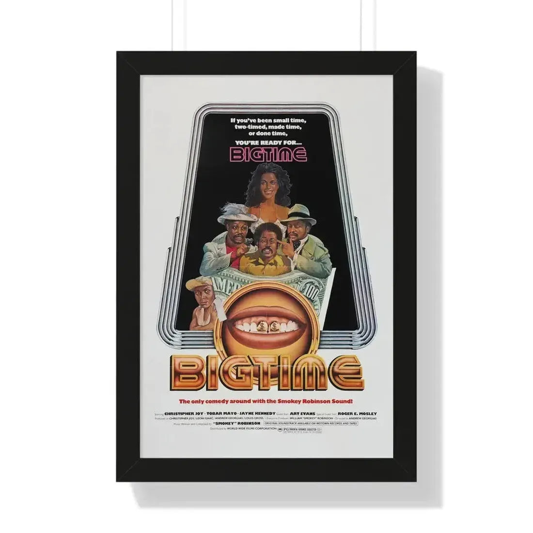 BIGTIME 1977 - Framed Movie Poster - The Sticker Space
