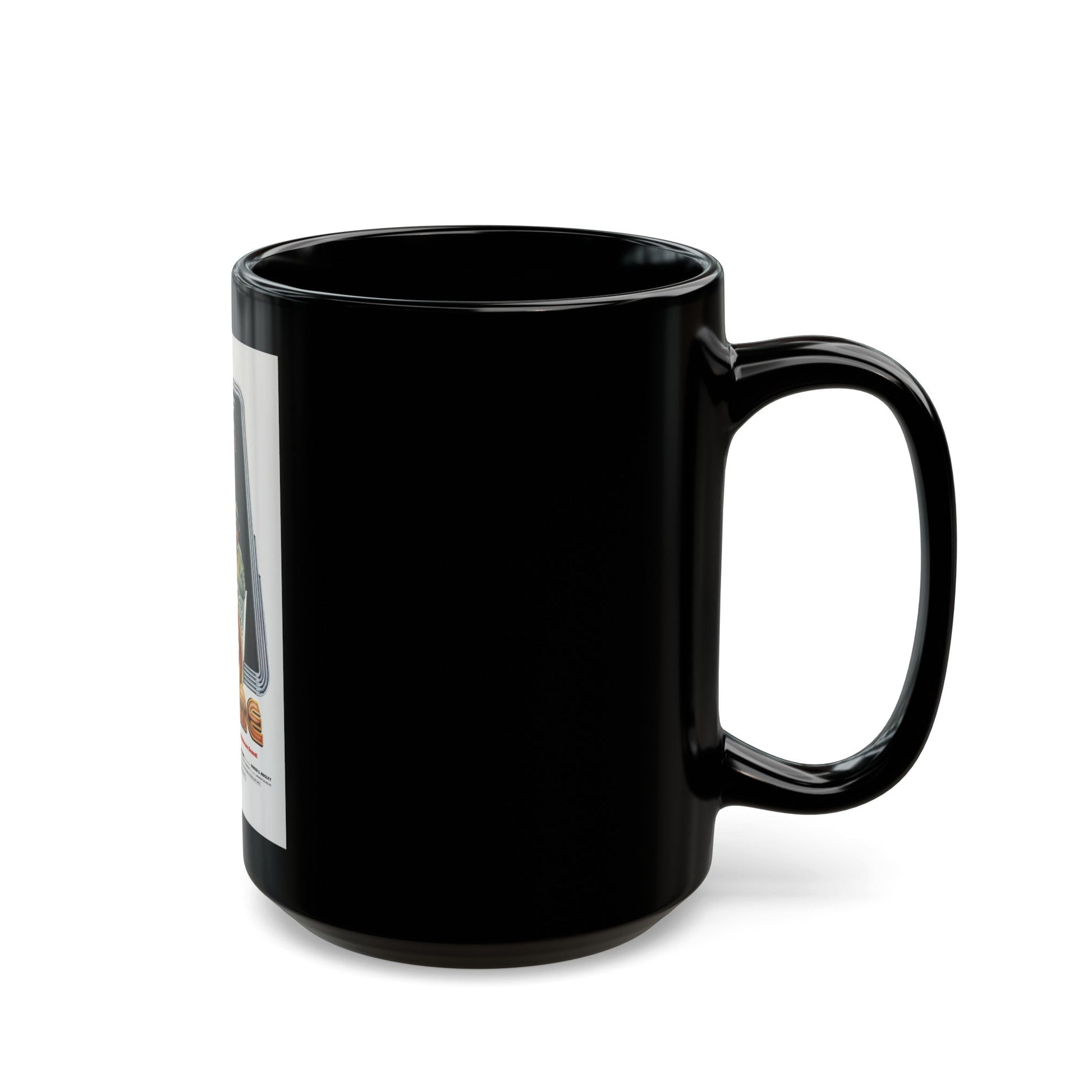 BIGTIME 1977 Movie Poster - Black Coffee Mug-The Sticker Space