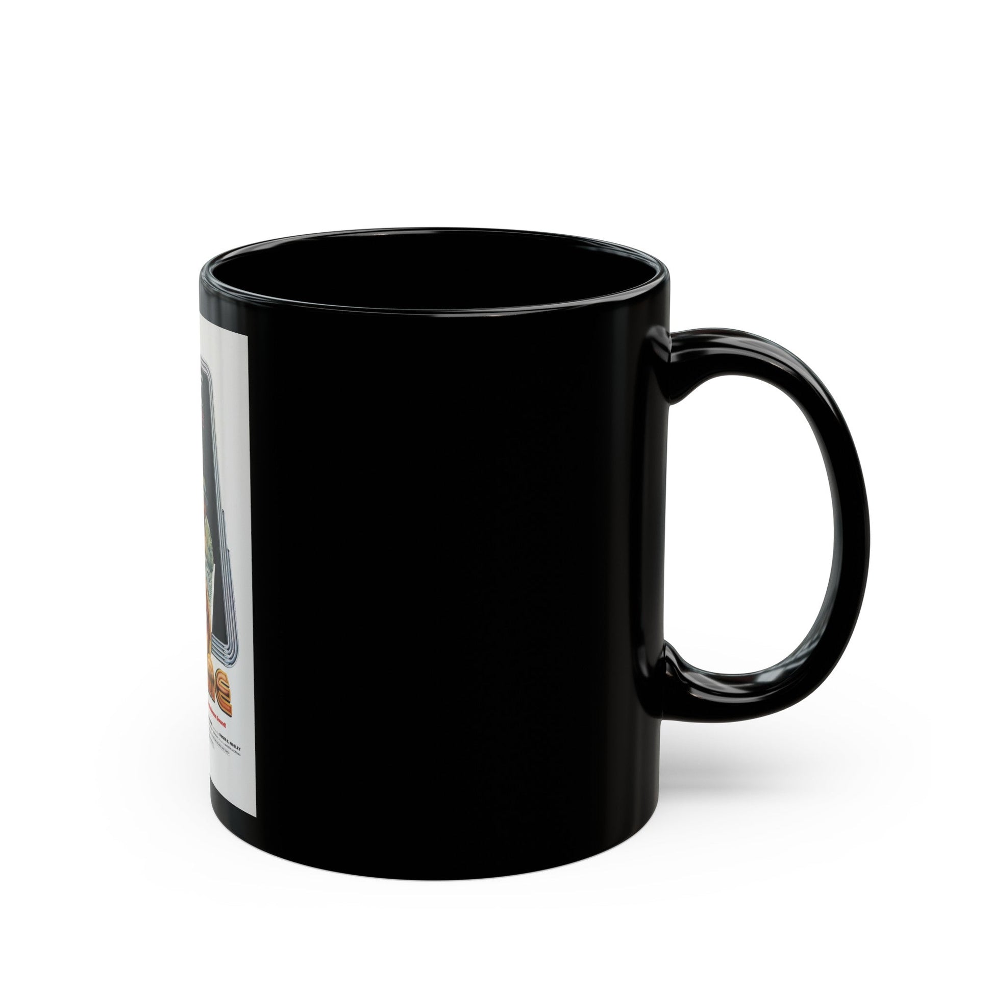 BIGTIME 1977 Movie Poster - Black Coffee Mug-The Sticker Space