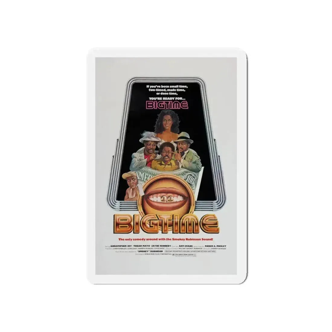 BIGTIME 1977 Movie Poster - Refrigerator Magnet - The Sticker Space