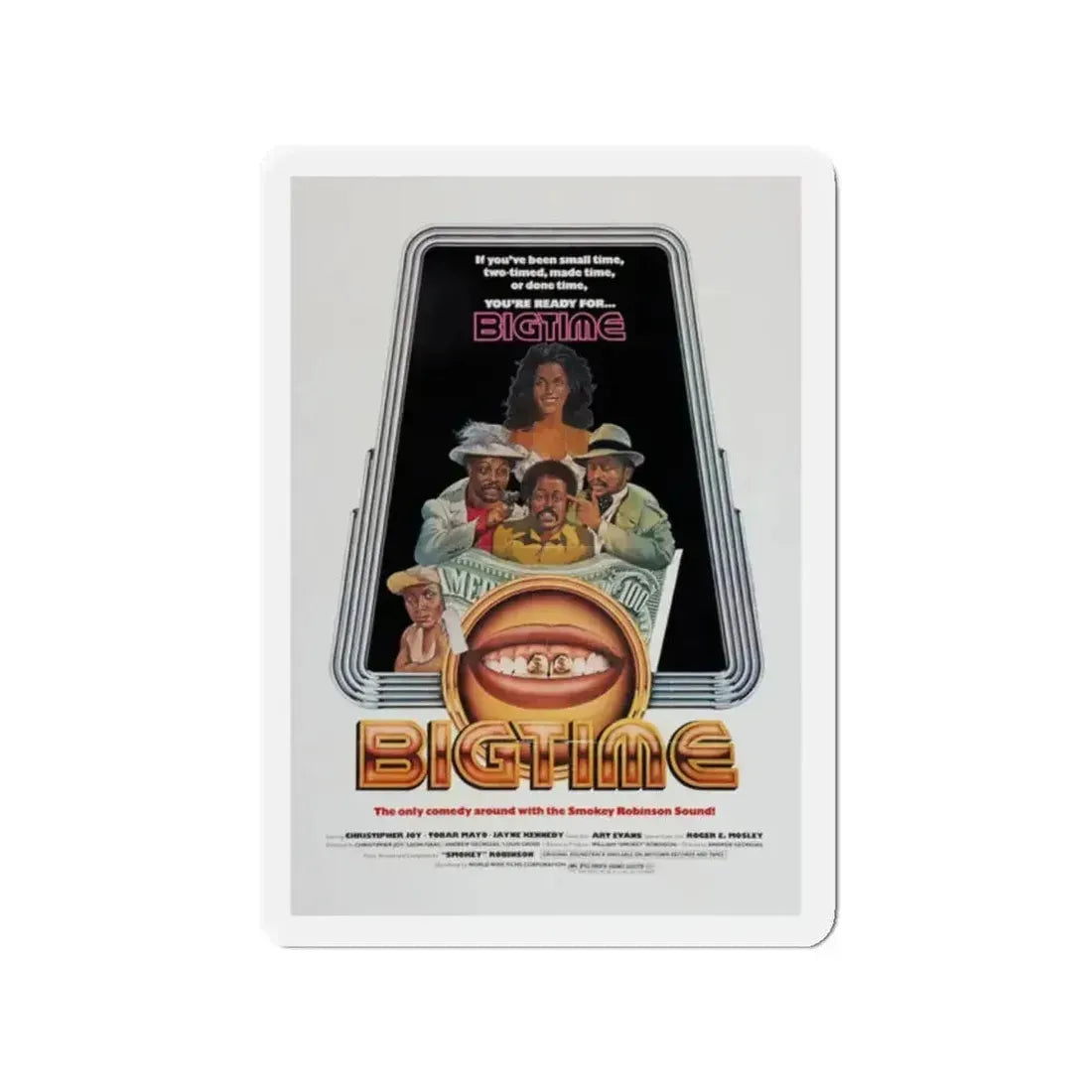 BIGTIME 1977 Movie Poster - Refrigerator Magnet - The Sticker Space