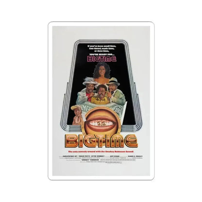BIGTIME 1977 Movie Poster - STICKER Vinyl Kiss-Cut Decal 2 Inch White - The Sticker Space