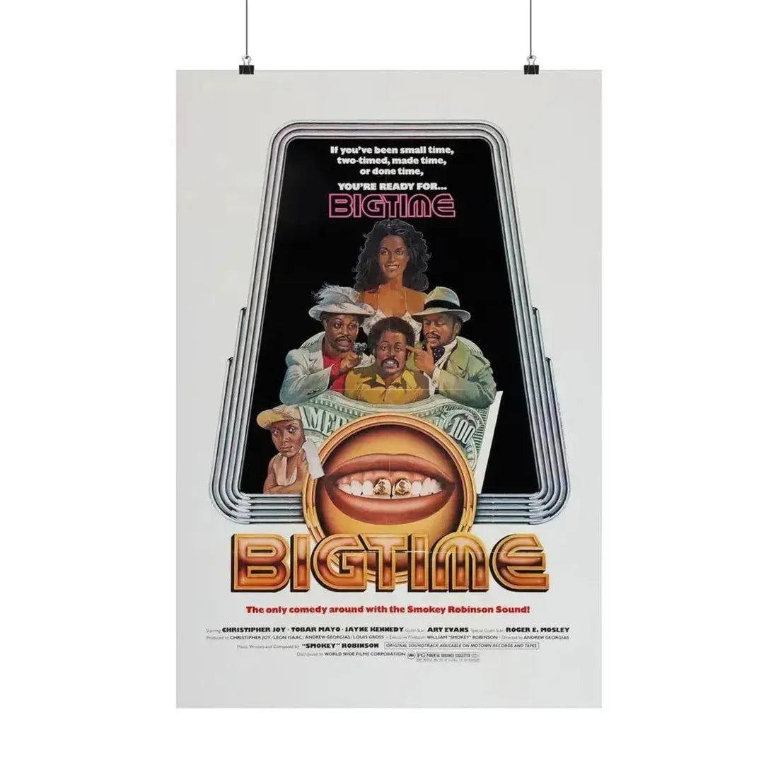 BIGTIME 1977 - Paper Movie Poster 20″ x 30″ Matte - The Sticker Space
