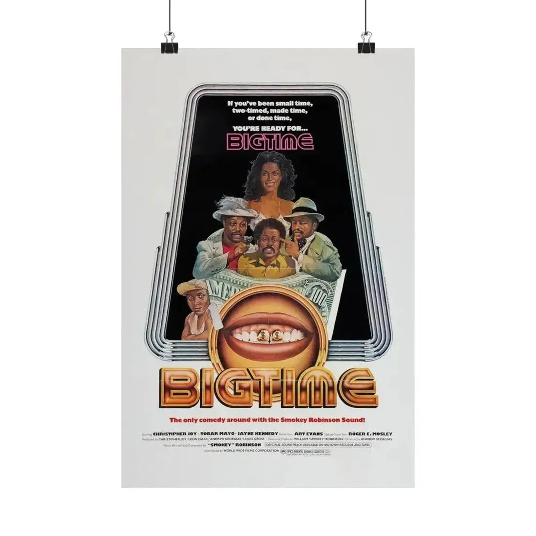 BIGTIME 1977 - Paper Movie Poster - The Sticker Space