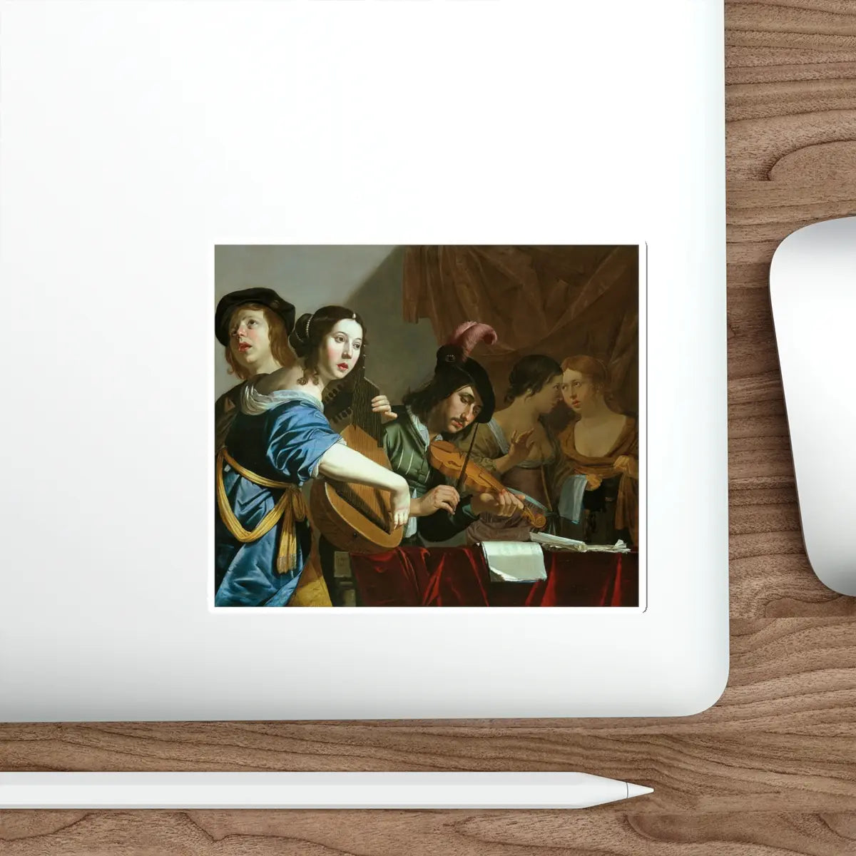 SKU:33428473844995484265 Sticker types:White Shape:Die-Cut Sizes:5" × 5"