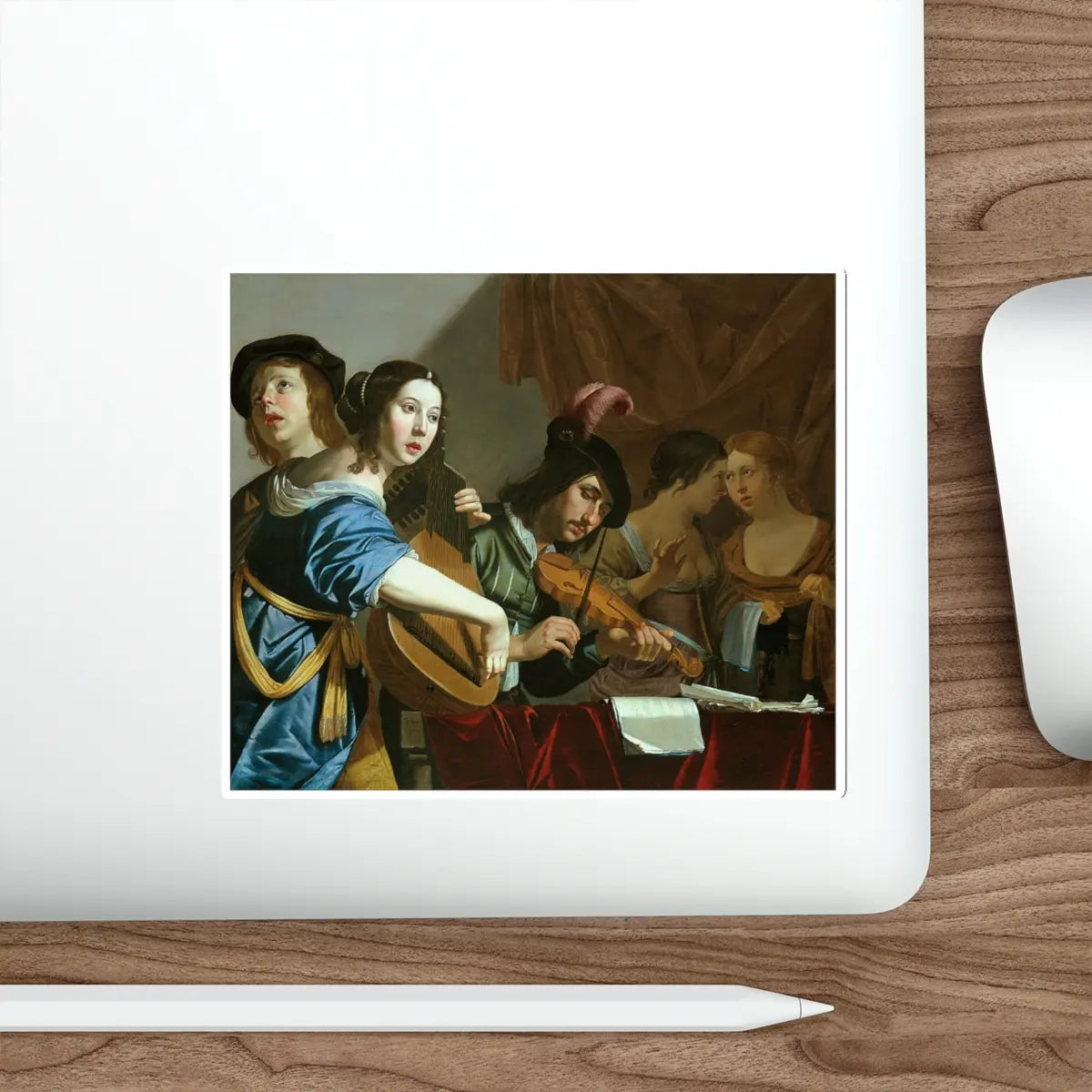 SKU:85329006954687882683 Sticker types:White Shape:Die-Cut Sizes:6" × 6"