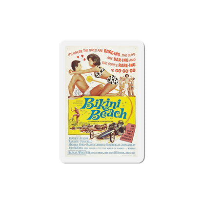 Bikini Beach 1964 Movie Poster Die-Cut Magnet-5 Inch-The Sticker Space