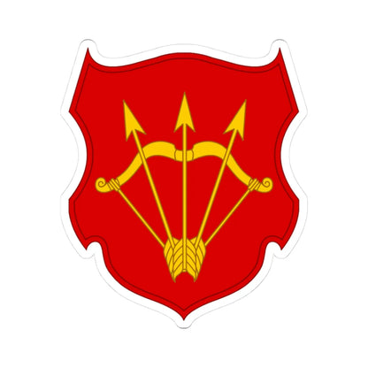 Bila Cerkva polk (Ukraine) (Coat of Arms) STICKER Vinyl Kiss-Cut Decal 3 Inch White - The Sticker Space