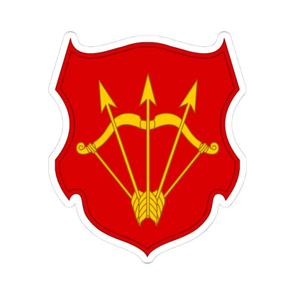 Bila Cerkva polk (Ukraine) (Coat of Arms) STICKER Vinyl Kiss-Cut Decal 4 Inch White - The Sticker Space