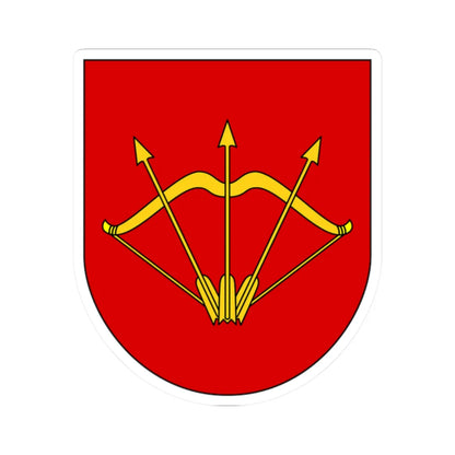 Bila Tserkva gerb (Ukraine) (Coat of Arms) STICKER Vinyl Kiss-Cut Decal 2 Inch White - The Sticker Space