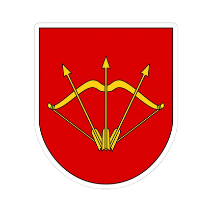 Bila Tserkva gerb (Ukraine) (Coat of Arms) STICKER Vinyl Kiss-Cut Decal 4 Inch White - The Sticker Space