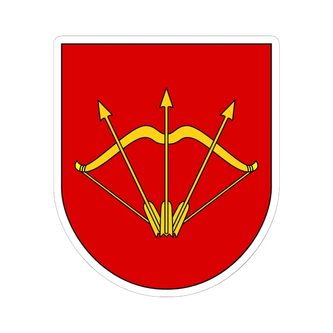 Bila Tserkva gerb (Ukraine) (Coat of Arms) STICKER Vinyl Kiss-Cut Decal 6 Inch White - The Sticker Space