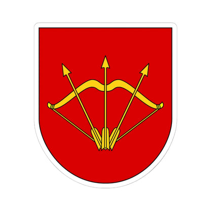 Bila Tserkva gerb (Ukraine) (Coat of Arms) STICKER Vinyl Kiss-Cut Decal 6 Inch White - The Sticker Space