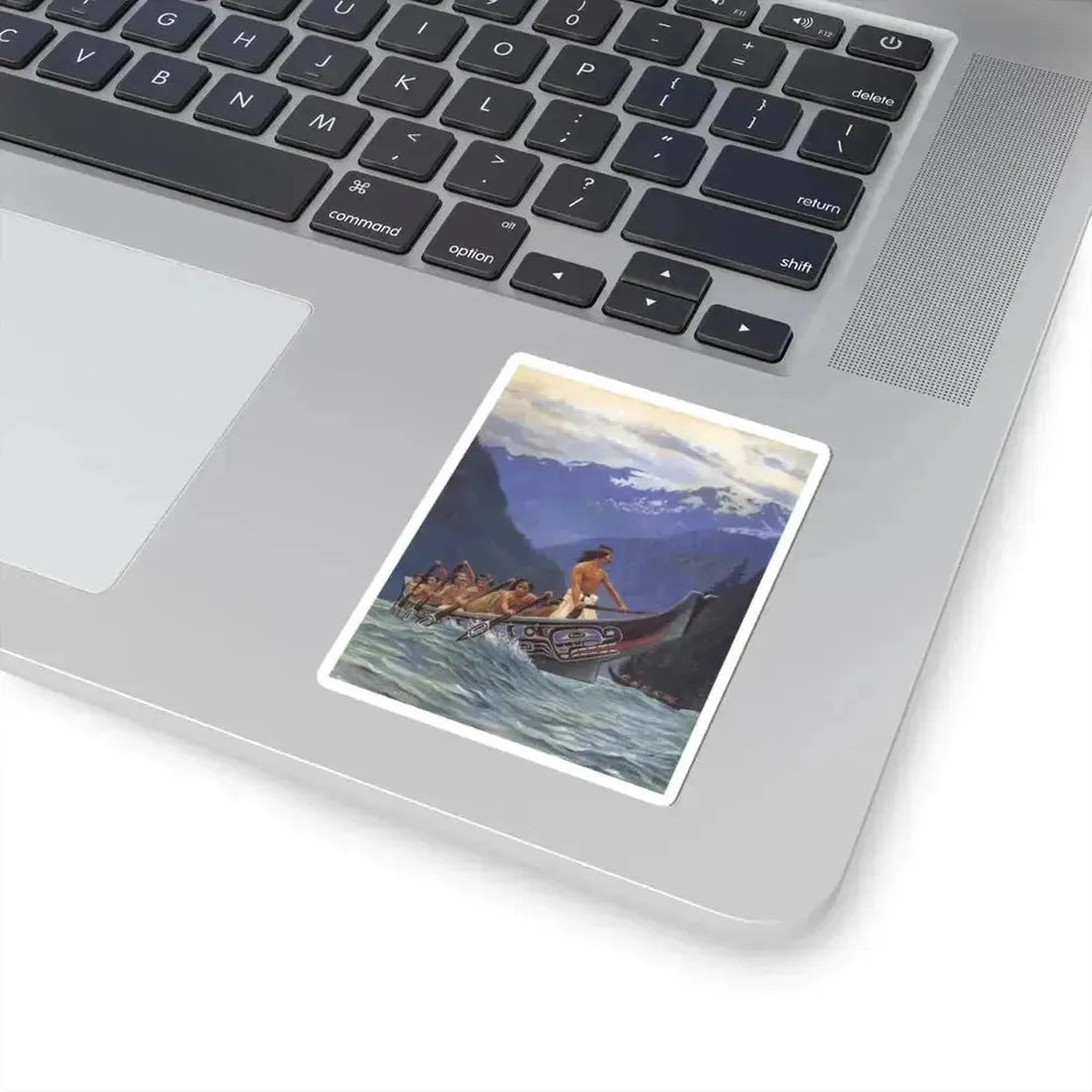 Bill Holm - Kwakiutl Canoes (Native Americans in Art) STICKER Vinyl Kiss-Cut Decal - The Sticker Space