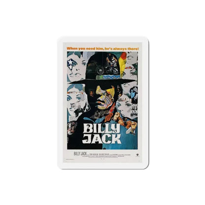 Billy Jack 1973 Movie Poster Refrigerator Magnet 2 Inch - The Sticker Space