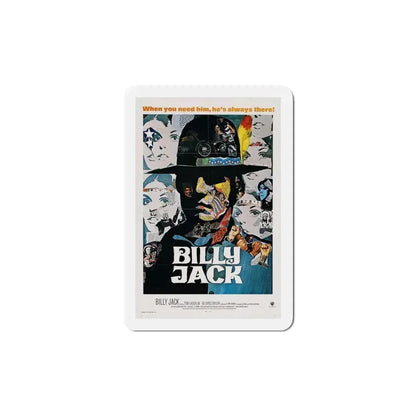 Billy Jack 1973 Movie Poster Refrigerator Magnet 6 Inch - The Sticker Space