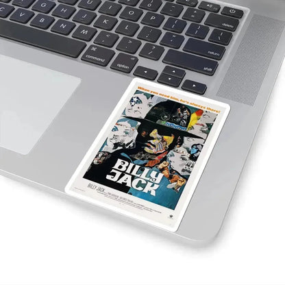 Billy Jack 1973 Movie Poster - STICKER Vinyl Kiss-Cut Decal - The Sticker Space