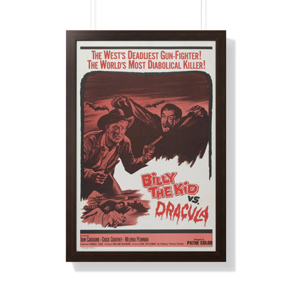 BILLY THE KID VS DRACULA 1966 - Framed Movie Poster-20" x 30"-The Sticker Space