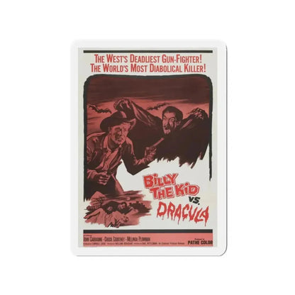 BILLY THE KID VS DRACULA 1966 Movie Poster - Refrigerator Magnet - The Sticker Space