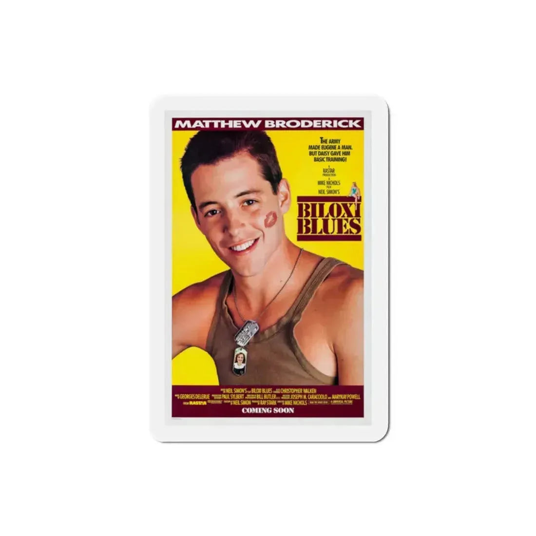 Biloxi Blues 1988 Movie Poster Refrigerator Magnet 2 Inch - The Sticker Space