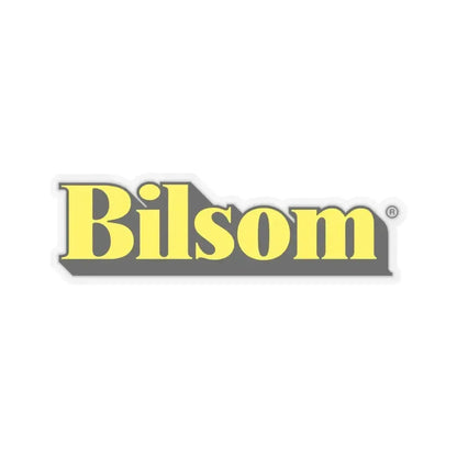 Bilsom (Logo) STICKER Vinyl Kiss-Cut Decal 6 Inch Transparent - The Sticker Space